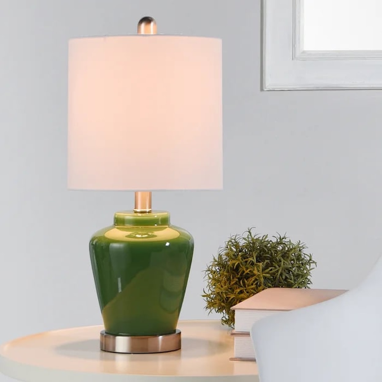 StyleCraft Lamps Glass Table Lamp