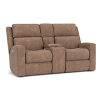 Power Reclining Loveseat with Power Headrest and Power Lumbar - Zero Gravity