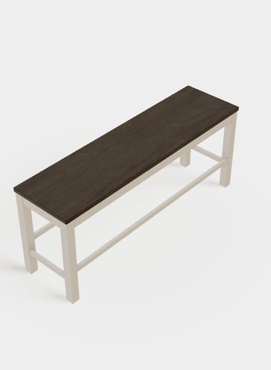 Counter Height Backless Bench