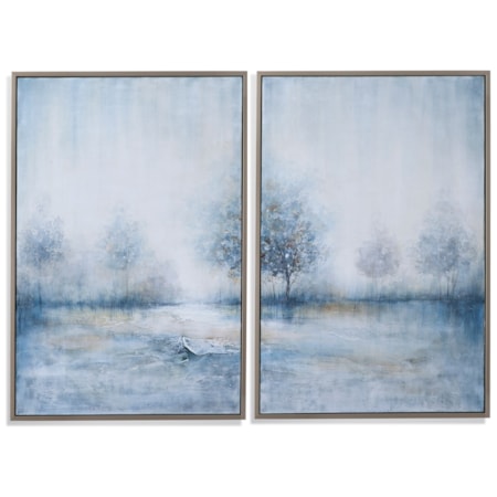 Blewes Framed Canvas S/2