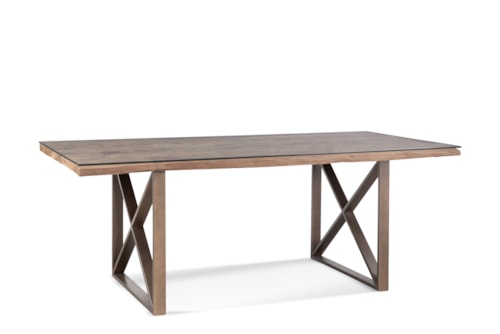 Industrial Rectangular Dining Table