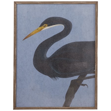Bayou Heron II Framed Print