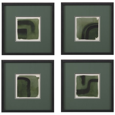 Marsh And Sod Framed Print S/4