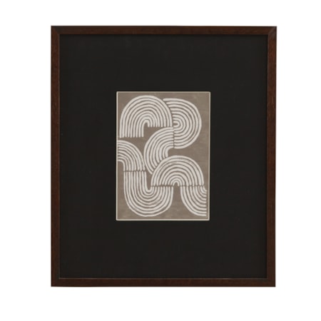 Neutral Strokes II Framed Print