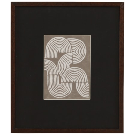 Neutral Strokes II Framed Print