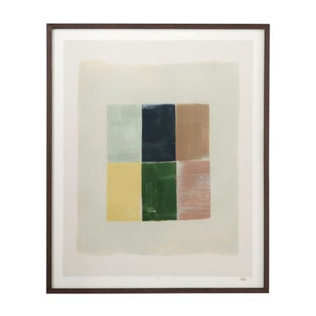 Sunny Patchwork I Framed Print