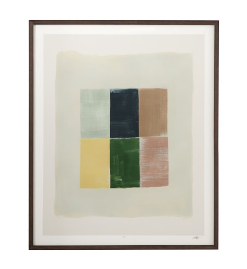 Sunny Patchwork I Framed Print