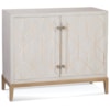 Bassett Mirror Perrine Perrine White Bar Cabinet