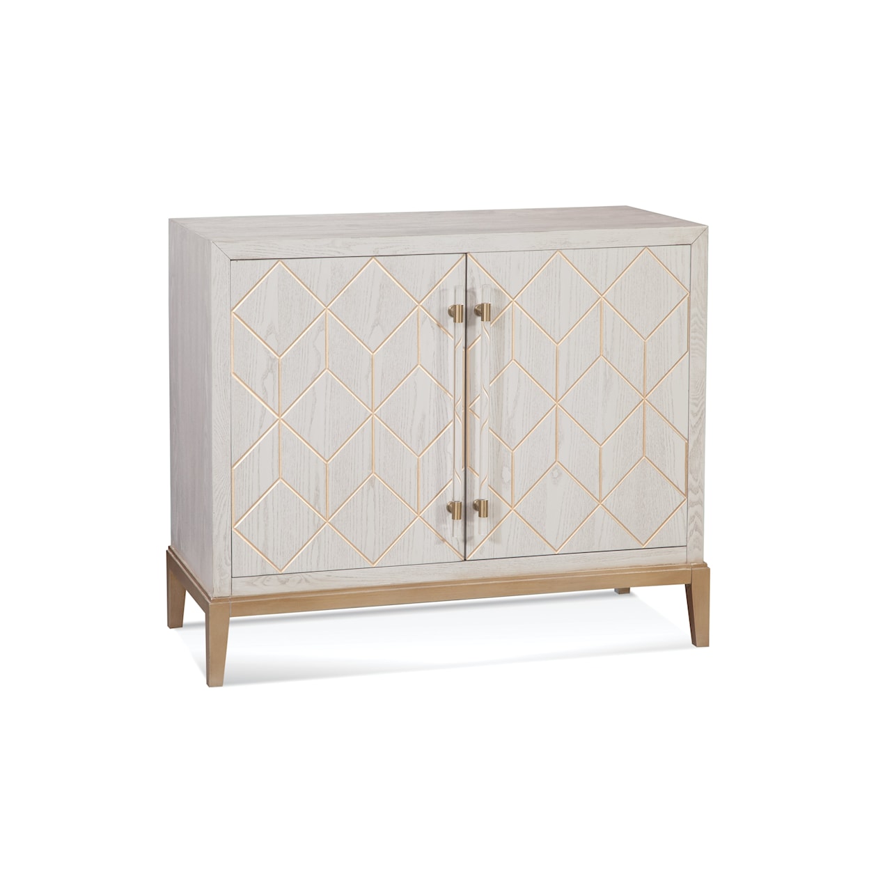 Bassett Mirror Perrine Perrine White Bar Cabinet