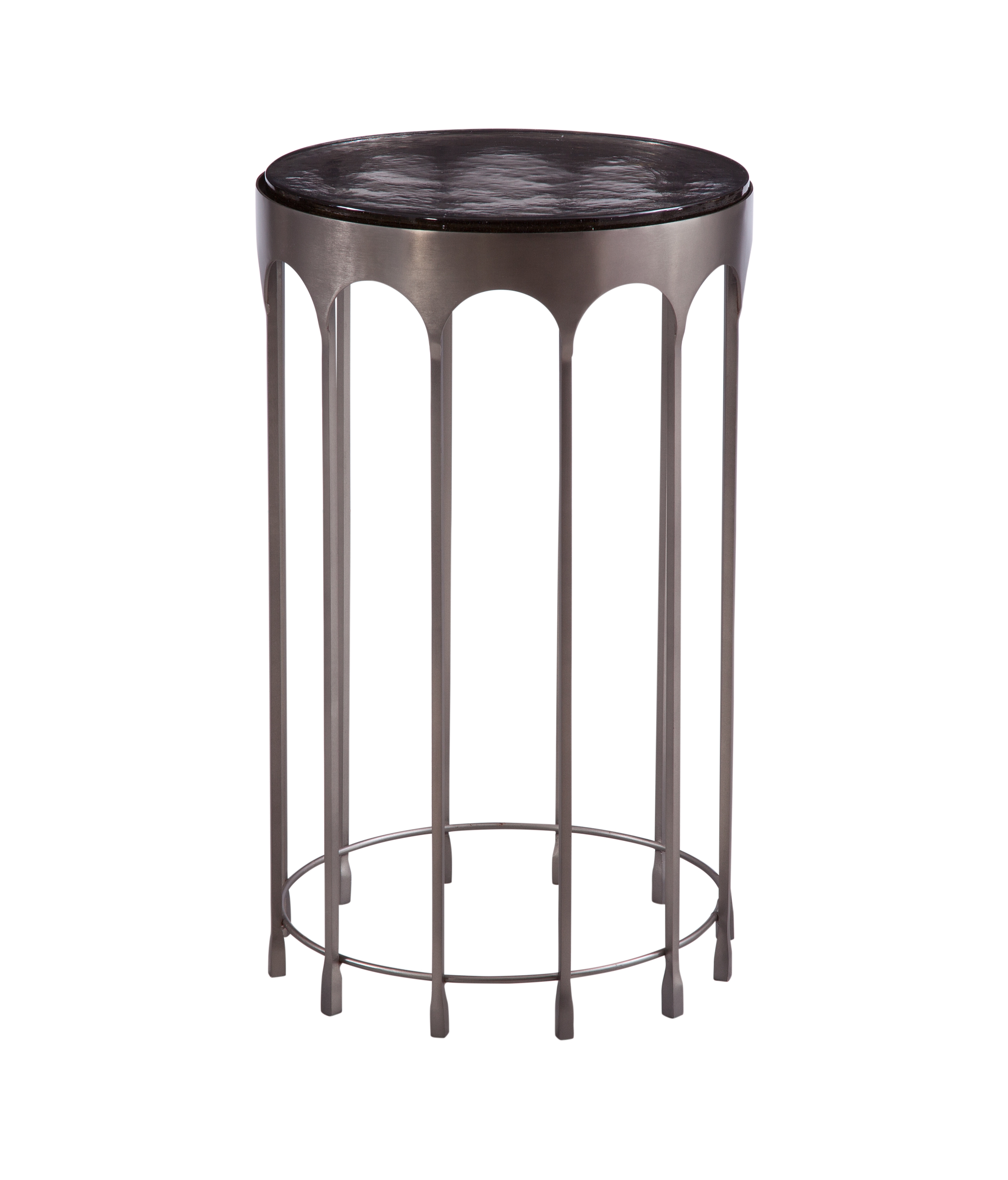 Hartley Nickel Accent Table
