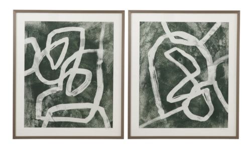 Chalk Line Framed Print S/2