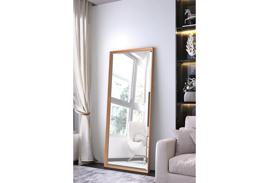  Baxter Floor Mirror by Bassett Mirror at Dream Home Interiors