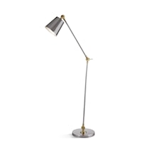 Contemporary Brass Floor Lamp