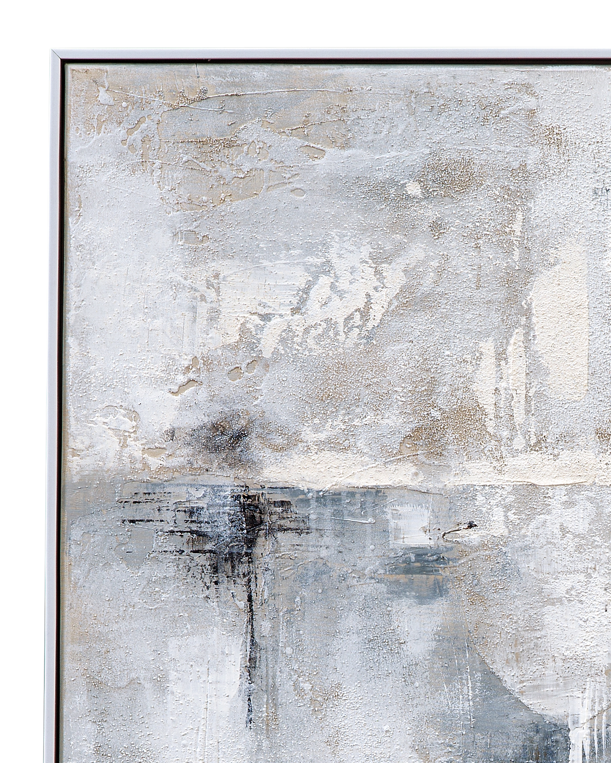 Gray Day Framed Canvas