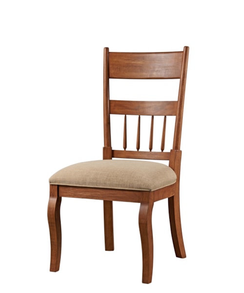 Transitional Side Chair with Upholstered Seat