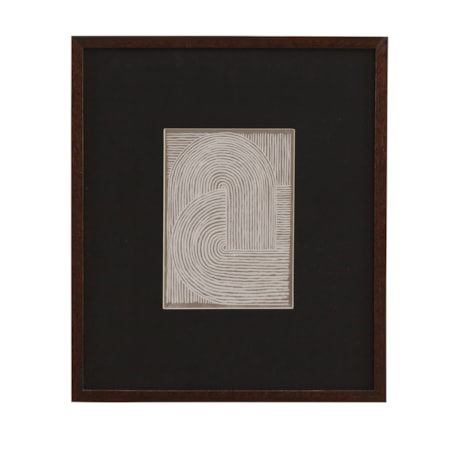 Neutral Strokes IV Framed Print