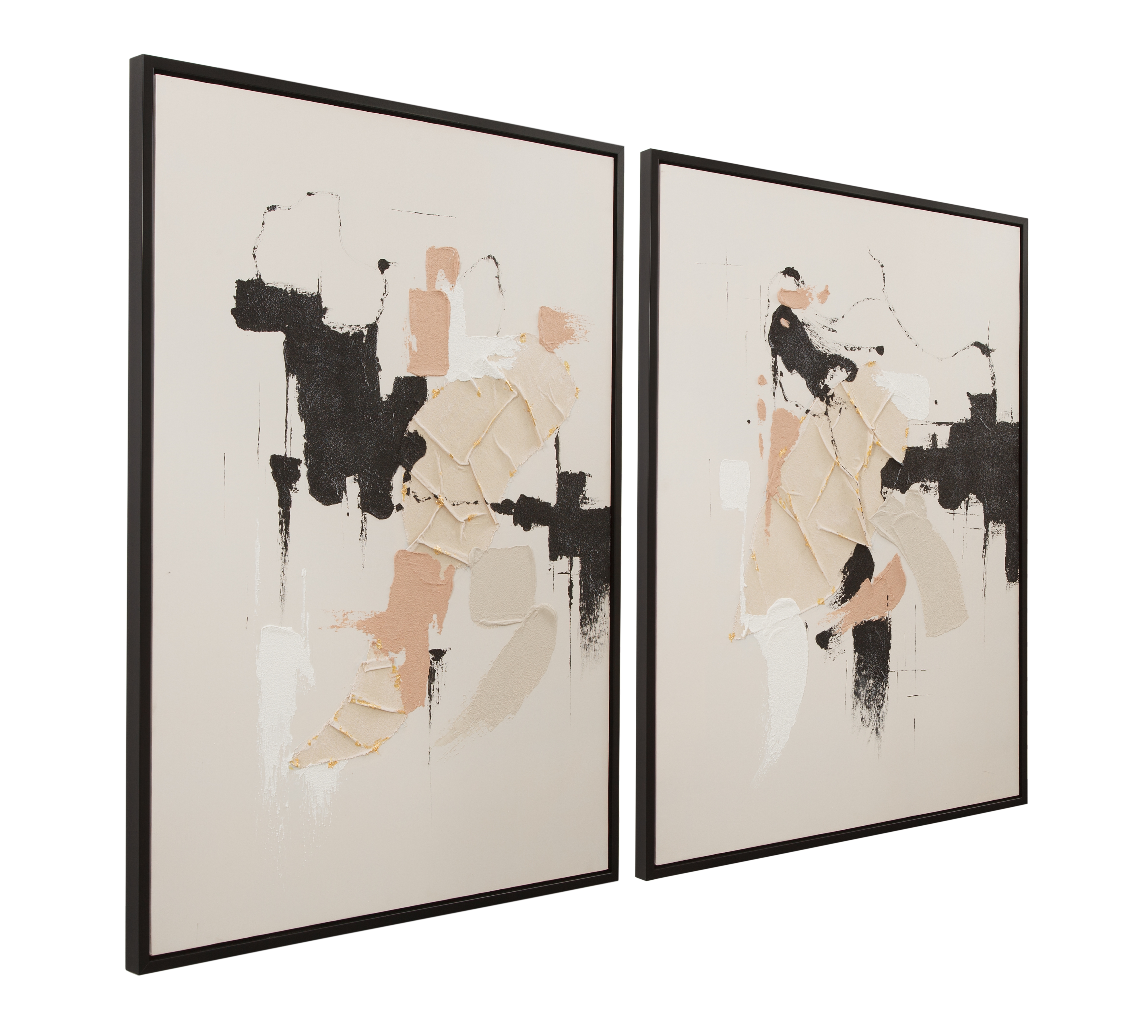 Bassett Mirror Canvas Art Intuitive Framed Canvas S/2