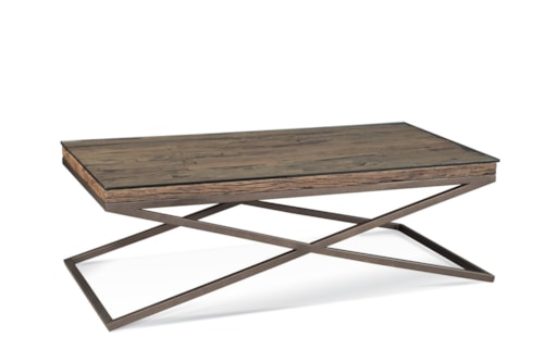 Industrial Rectangular Coffee Table