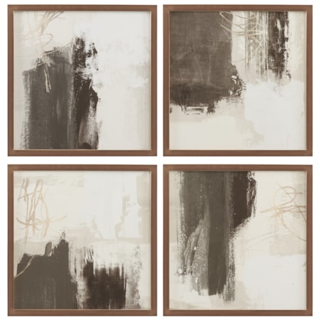 Neutral Contrast Framed Print S/4