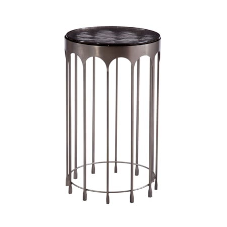Hartley Nickel Accent Table