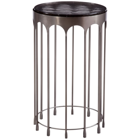 Hartley Nickel Accent Table