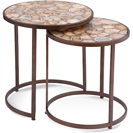 Contemporary Abner Bunching Accent Table