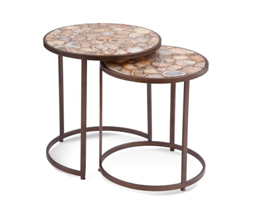 Contemporary Abner Bunching Accent Table