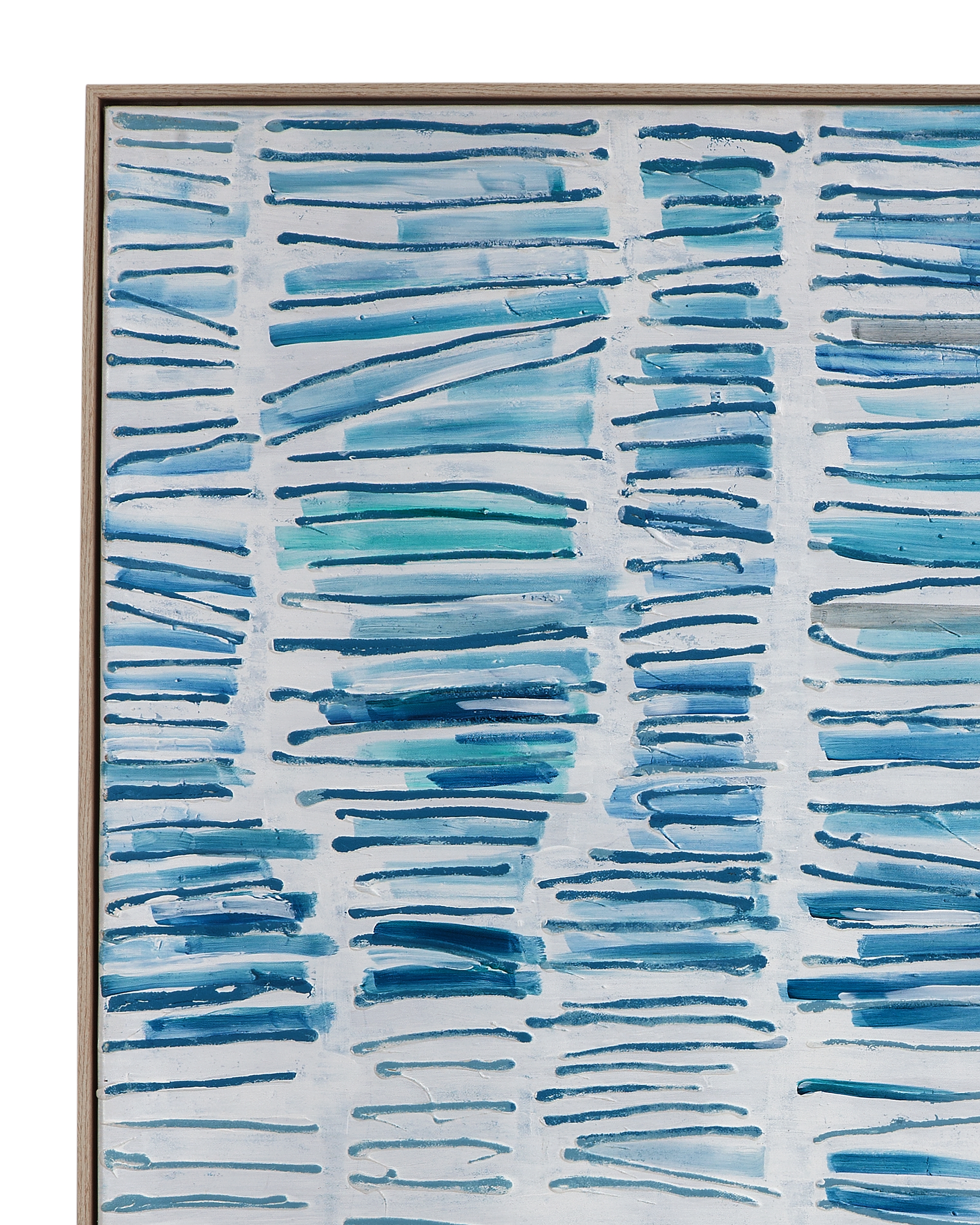 Blue Gail Framed Canvas