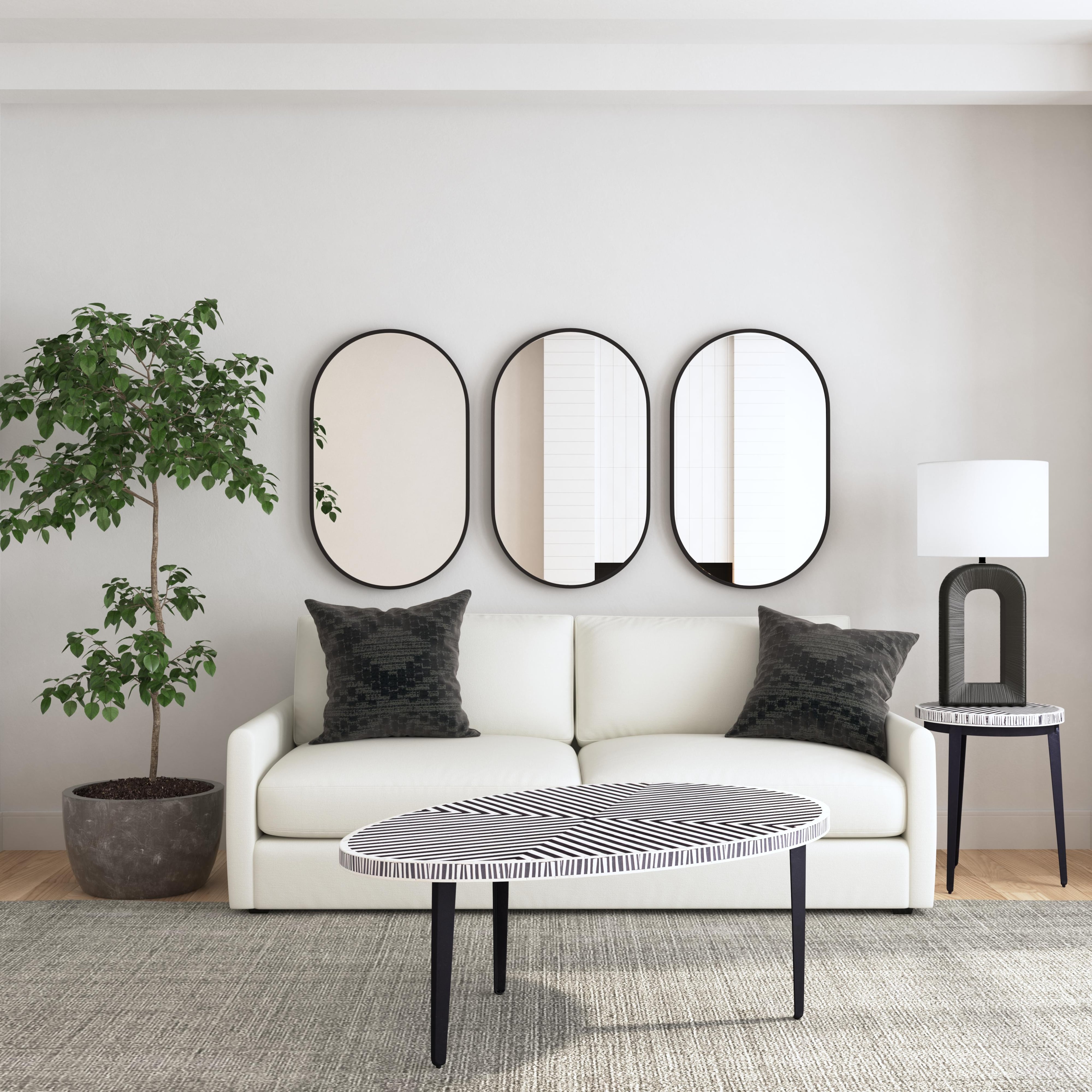 Bassett Mirror Wall Mirrors Oval Wall Mirror