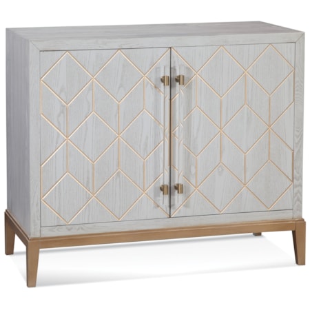 Perrine Wood Bar Cabinet in Graphite Gray