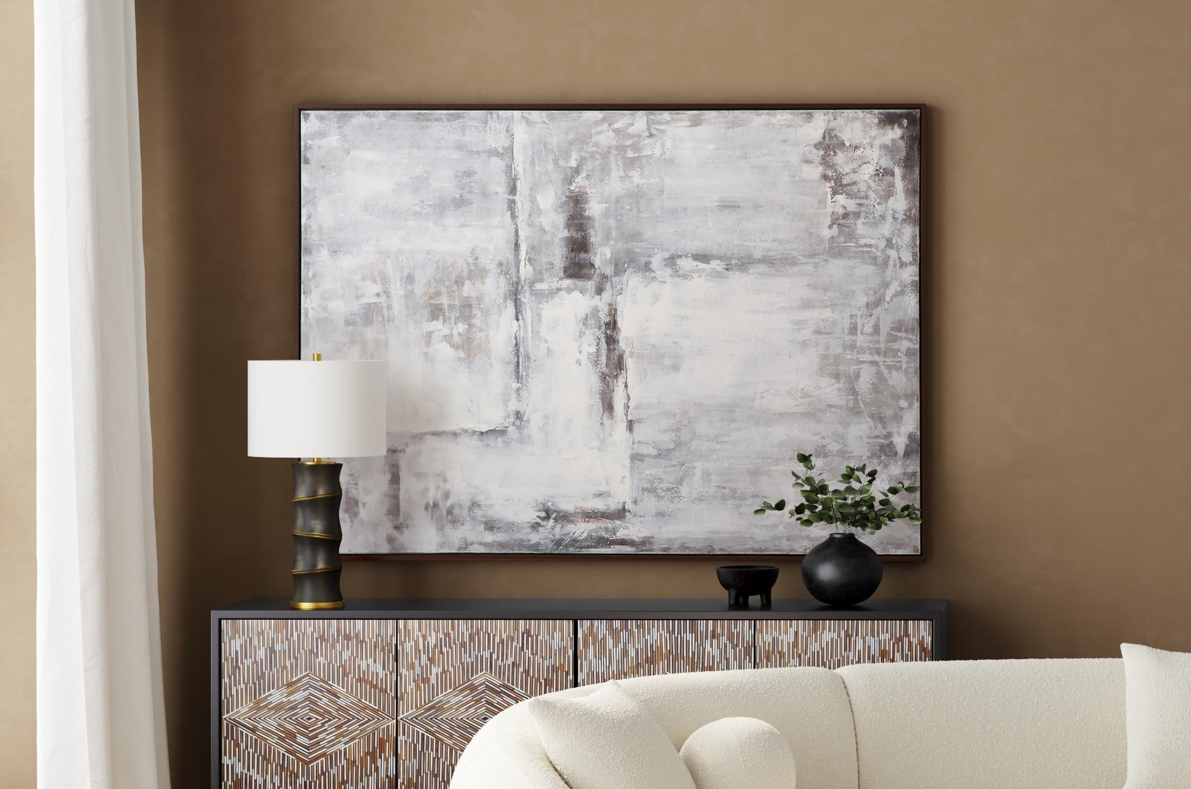 Bassett Mirror Canvas Art Triad Framed Canvas