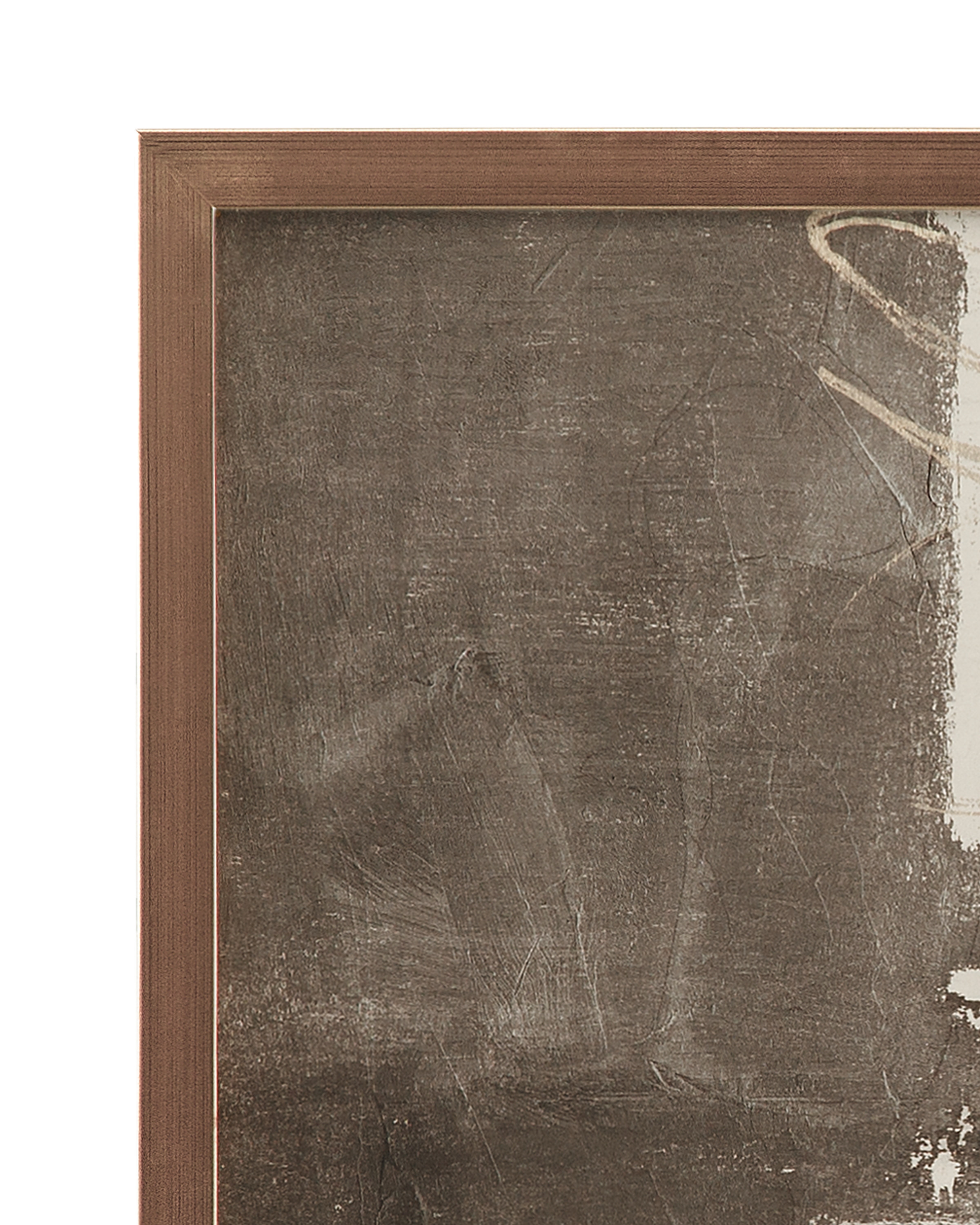 Bassett Mirror Art Neutral Contrast Section Framed Print