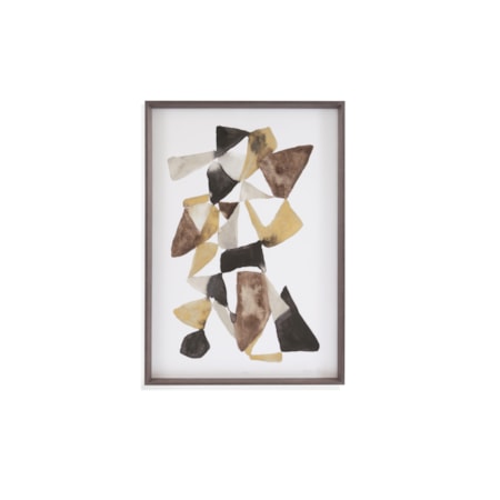 Mod In Neutrals I Framed Print
