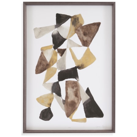 Mod In Neutrals I Framed Print