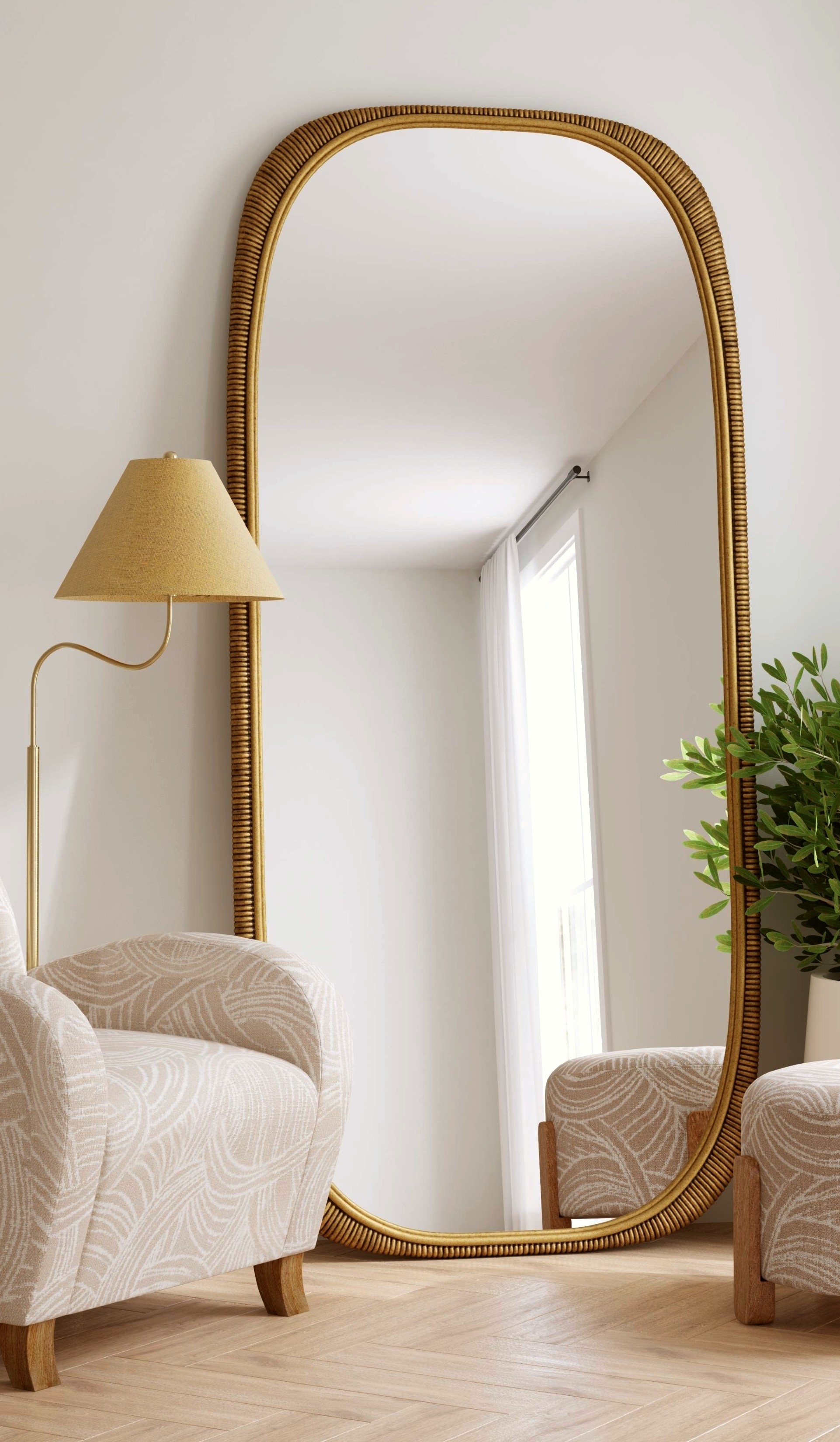 Bassett Mirror Floor Mirrors Malton Floor Mirror