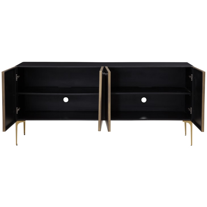Bassett Mirror Servers Kali Iron Sideboard