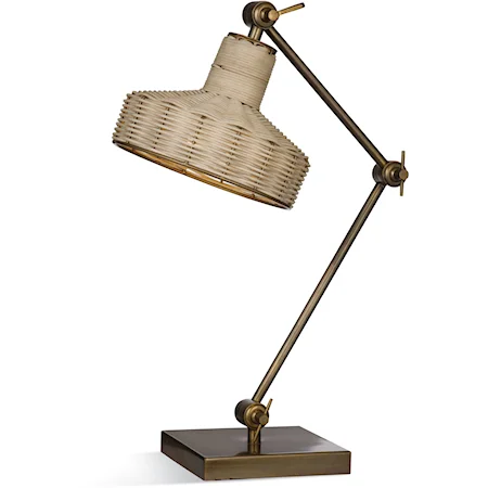 Whicker Desk Lamp