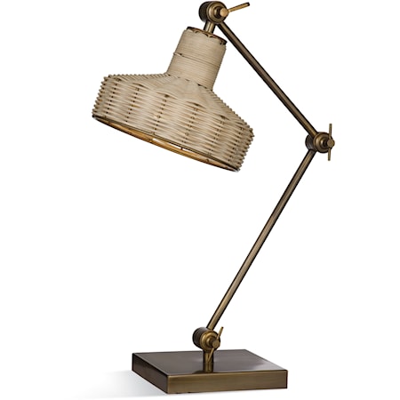 Whicker Desk Lamp