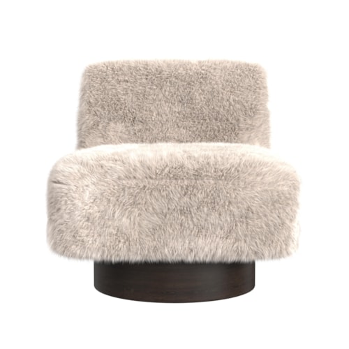 Contemporary Swivel Accent Chair