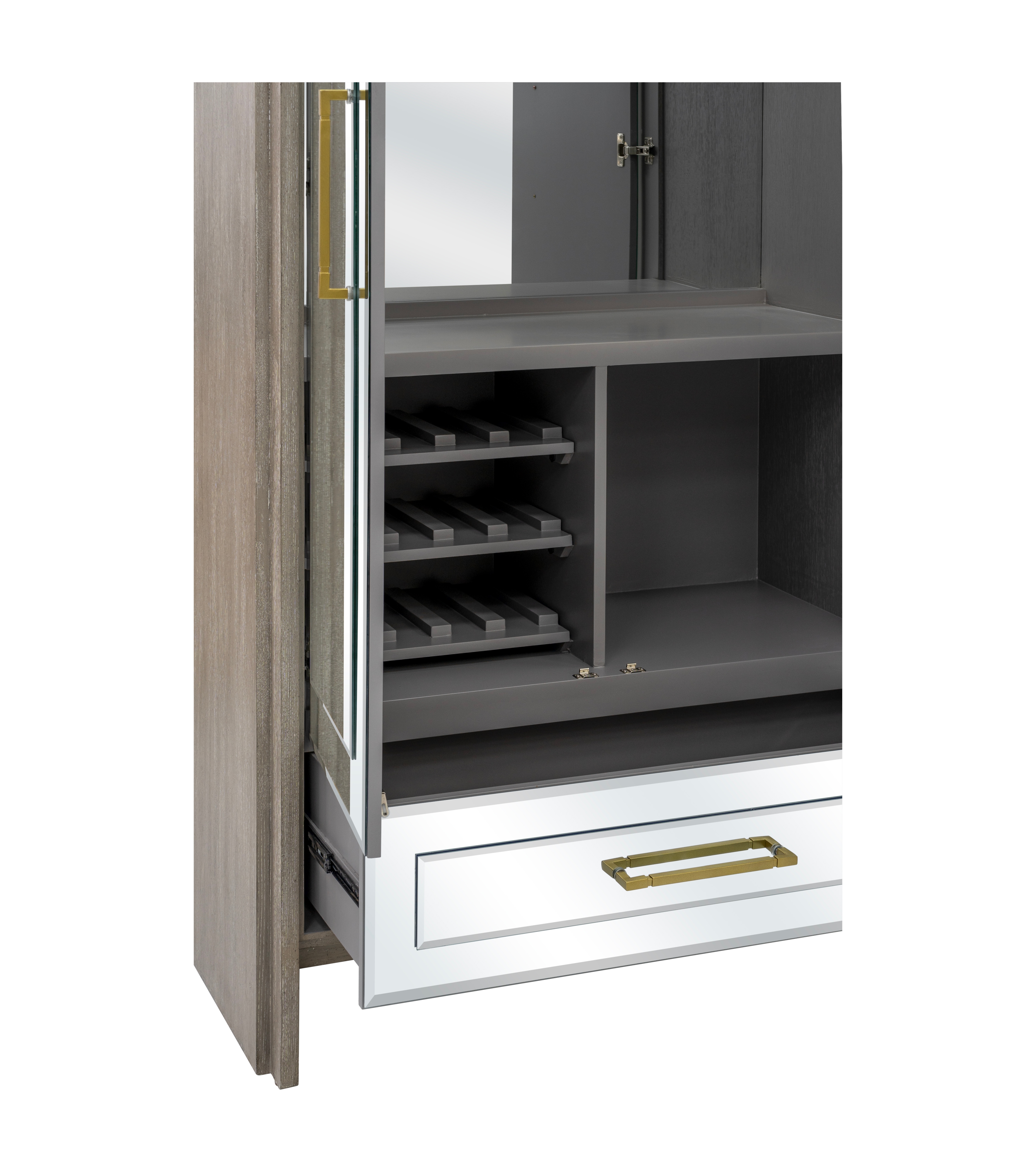 Bassett Mirror Lansing Lansing Tall Bar Cabinet