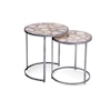 Bassett Mirror Accent Tables Delia Bunching Accent Table