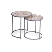 Contemporary Delia Bunching Accent Table