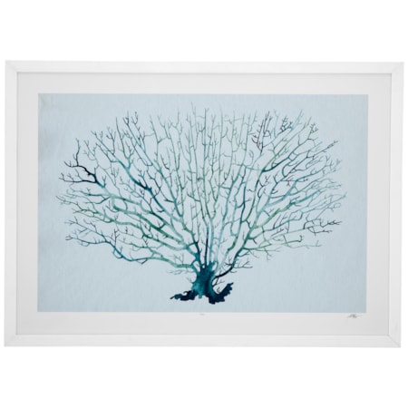 Seaglass Shadow III Framed Print