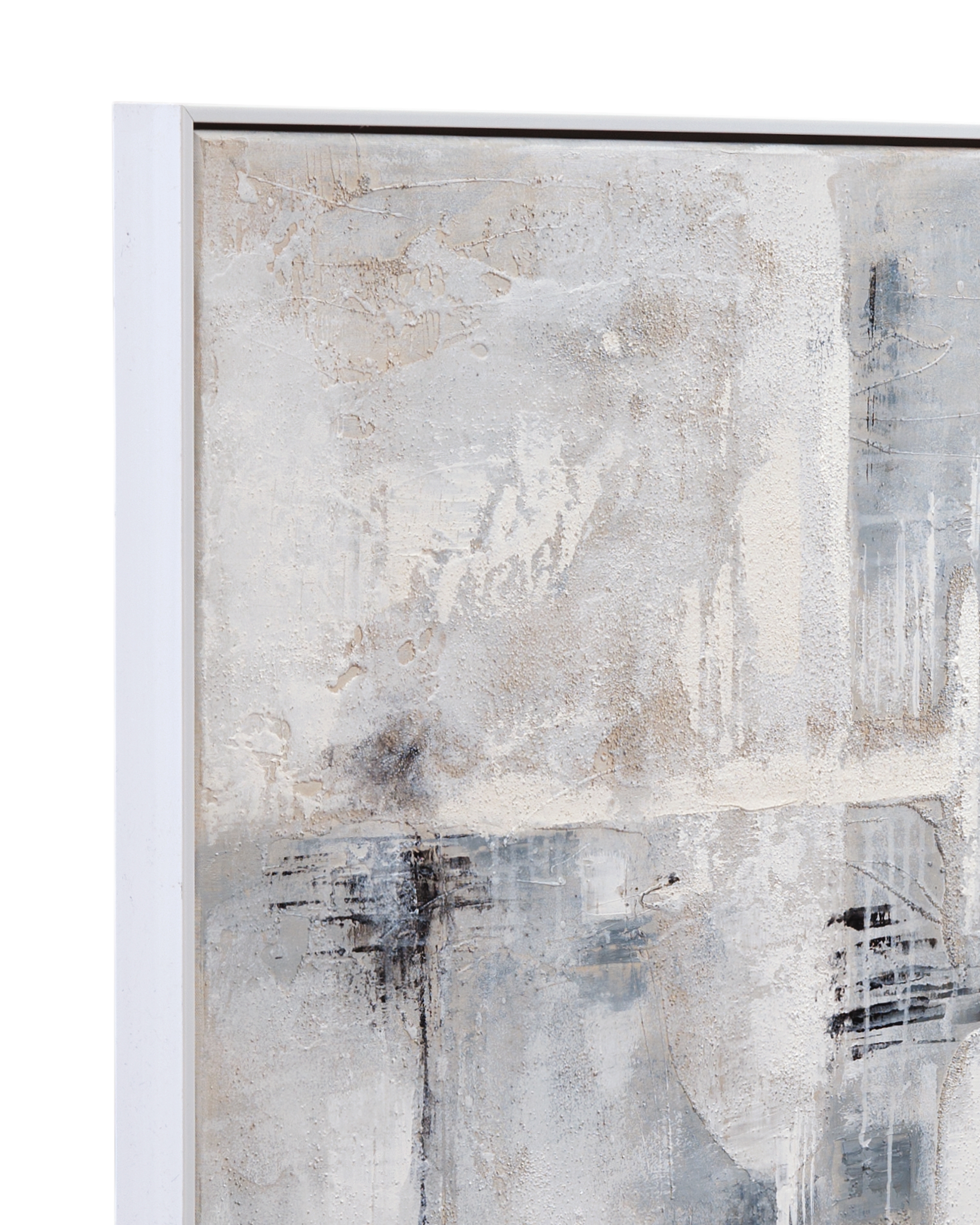 Gray Day Framed Canvas