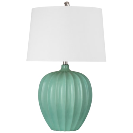 Lotus Seafoam Table Lamp