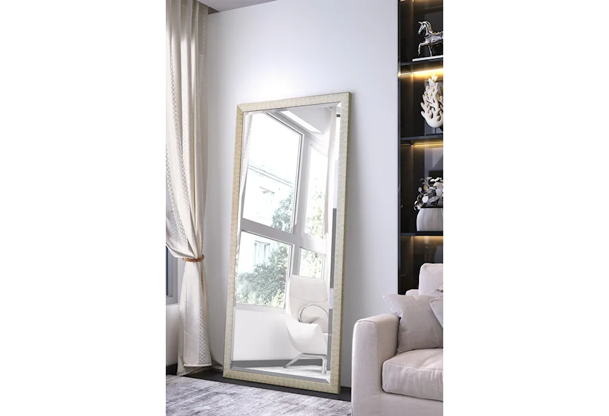  Rachel Leaner Mirror by Bassett Mirror at Dream Home Interiors