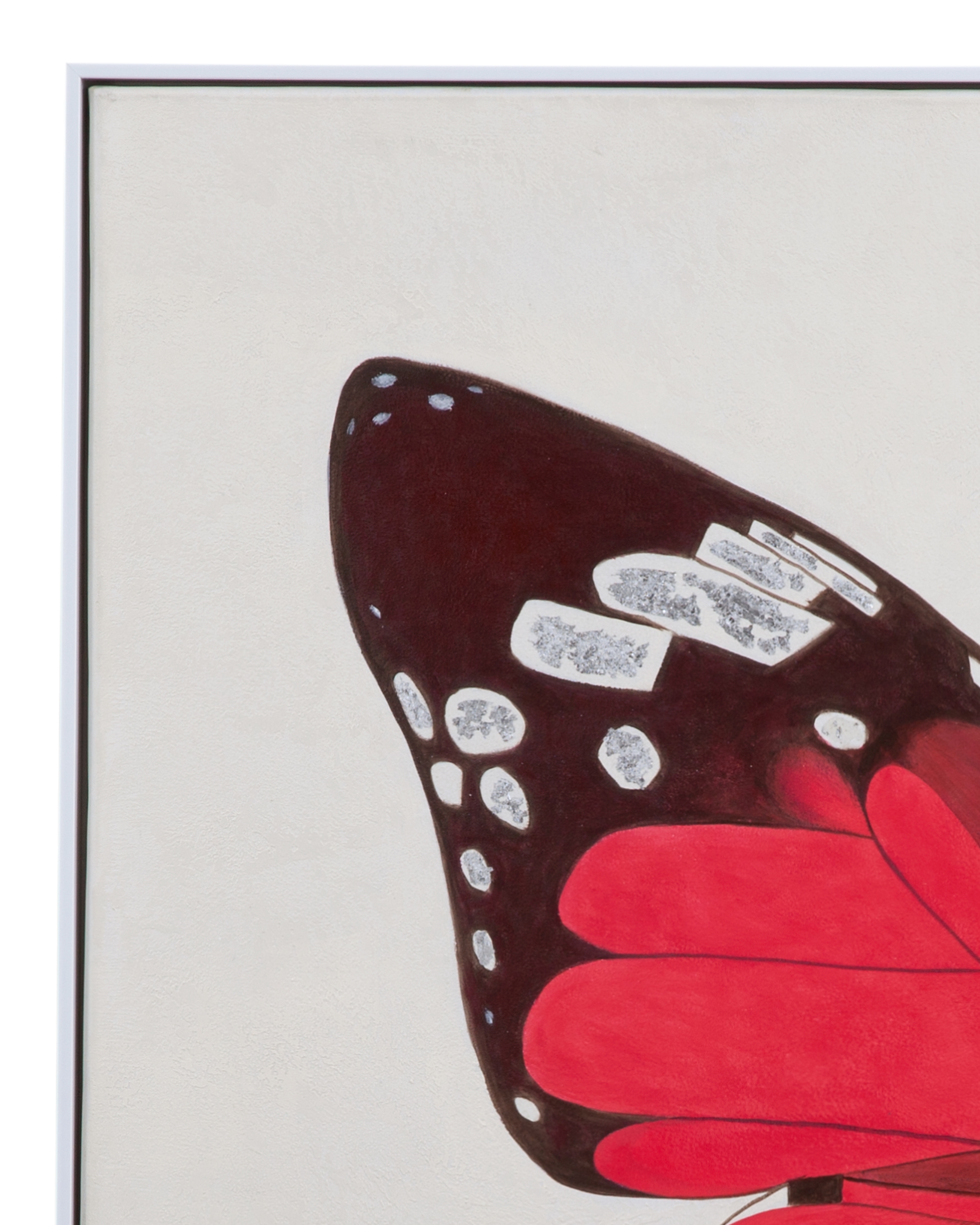 Butterfly Framed Canvas Set Of 2