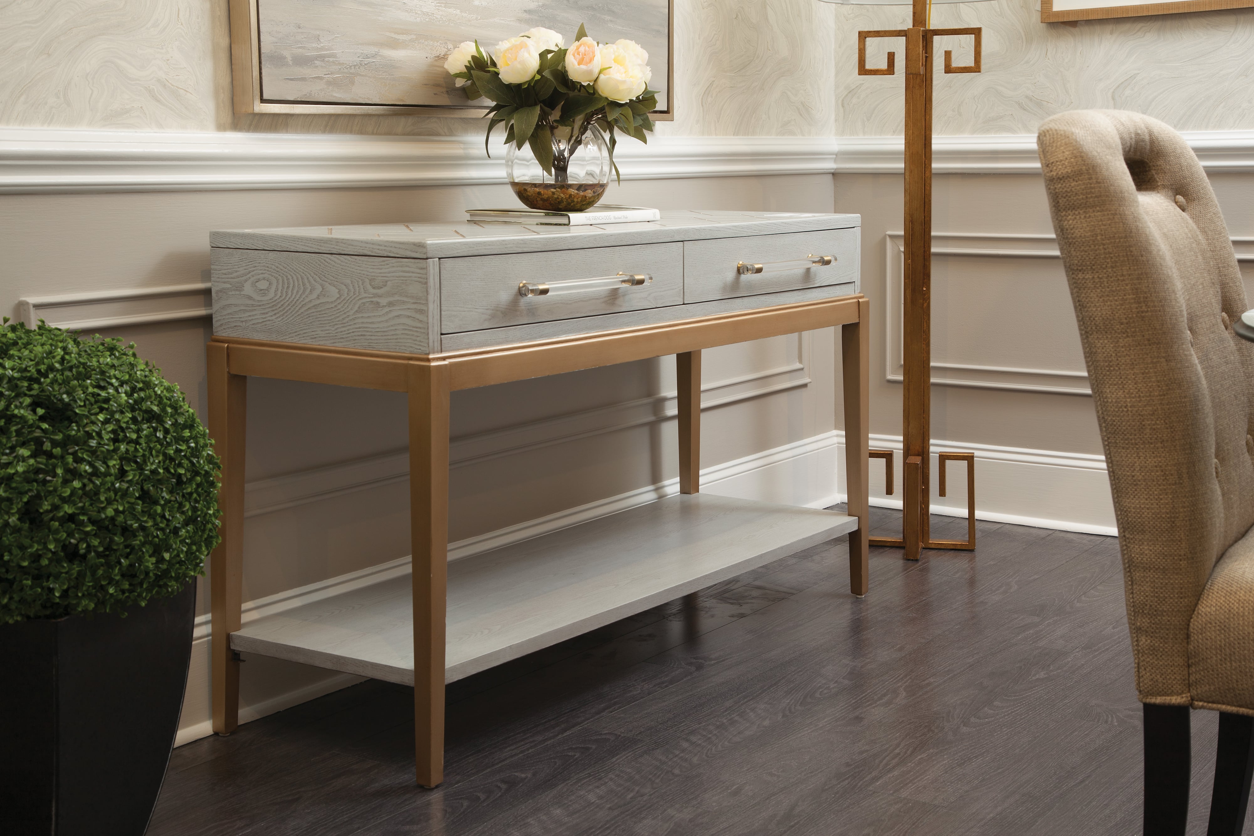 Perrine Wood Console Table