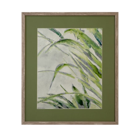 Green Palm II Framed Print