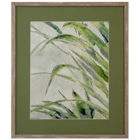 Green Palm II Framed Print